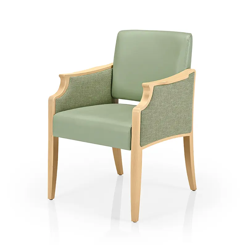 Janelle Sessel/Lounge by JMS – Hochlehnsessel mit Armlehnen und Stoffpaneelen für Lobby & Aufenthaltsbereiche - Hantermann - Der Hotelausstatter Janelle Sessel/Lounge by JMS mit gepolsterter Sitz- und Rückenfläche, Armlehnen und seitlichen Stoffpaneelen