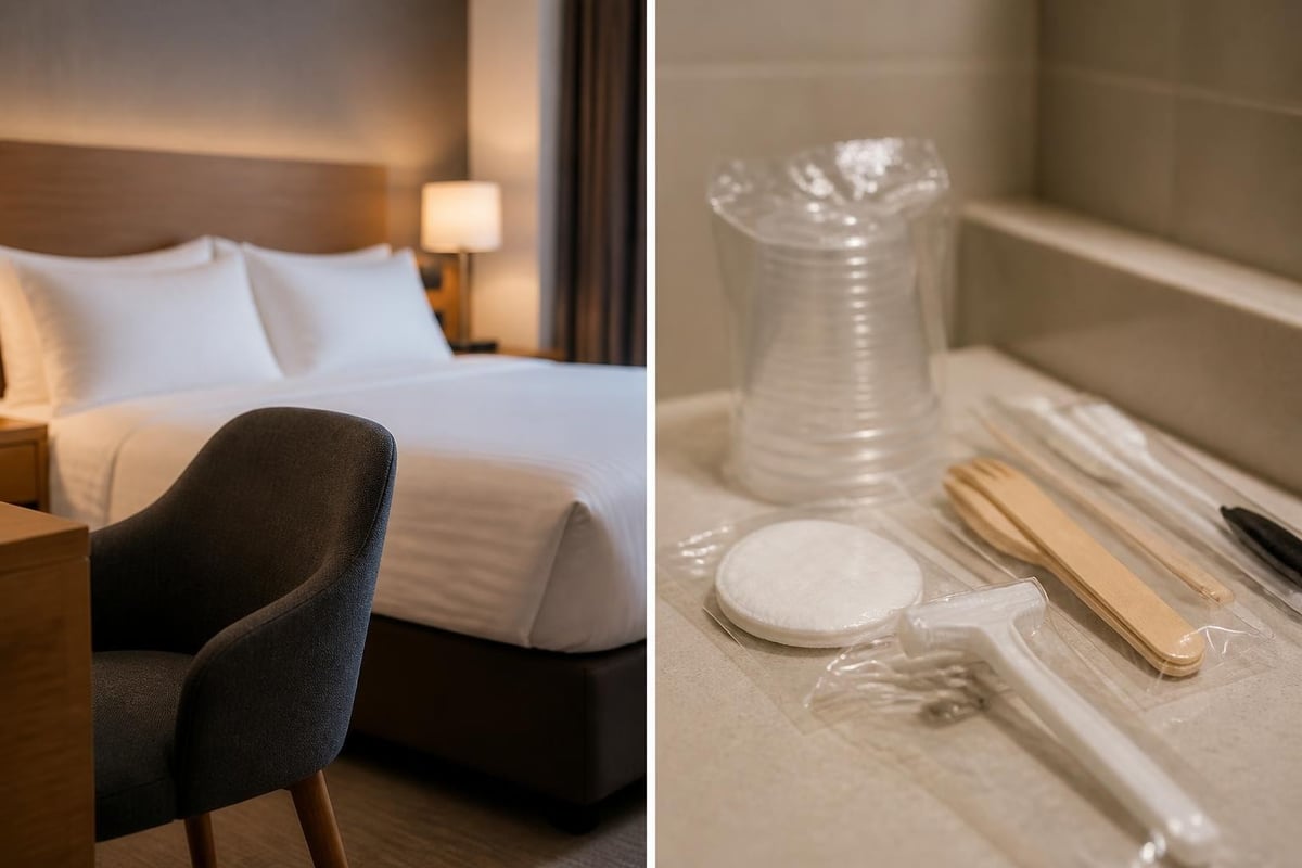 Bewegliche Wirtschaftsgüter im Hotel: Polstersessel als Anlagevermögen und Einwegartikel als Betriebsausgaben