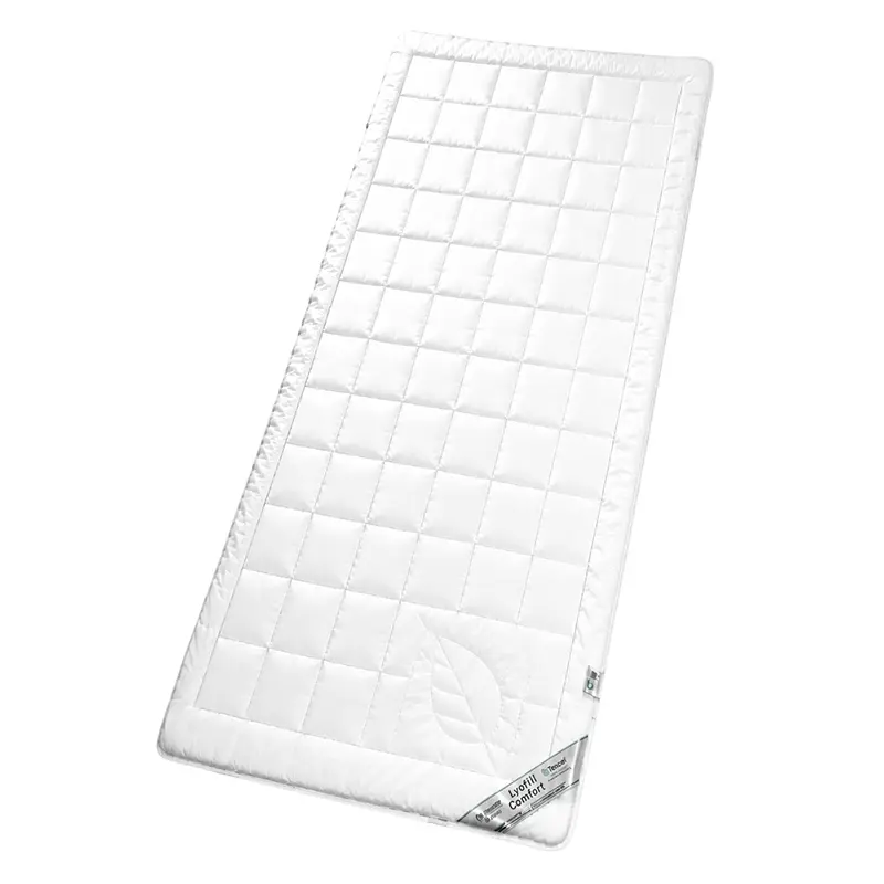 Lyofil Comfort Topper-Auflage 100 × 200 cm mit TENCEL™ – nachhaltige Matratzenauflage - Hantermann - Der Hotelausstatter Lyofil Comfort Topper-Auflage 100 × 200 cm mit TENCEL™-Steppung für zusätzlichen Liegekomfort