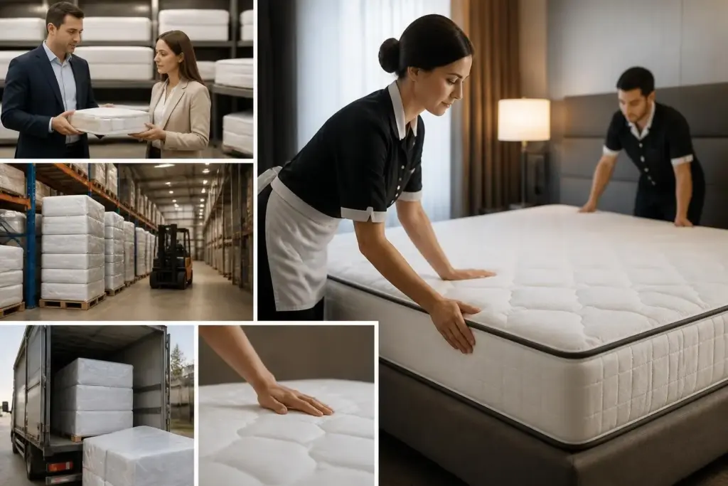 Professionelle Matratzenbestellung im Hotel: Lager, Logistik, Qualitätsprüfung und Housekeeping-Installation