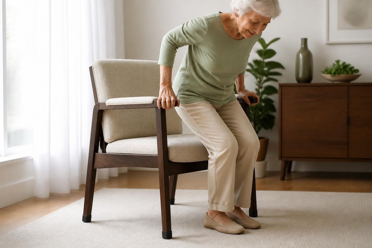 Ergonomische Merkmale von Seniorenstühlen