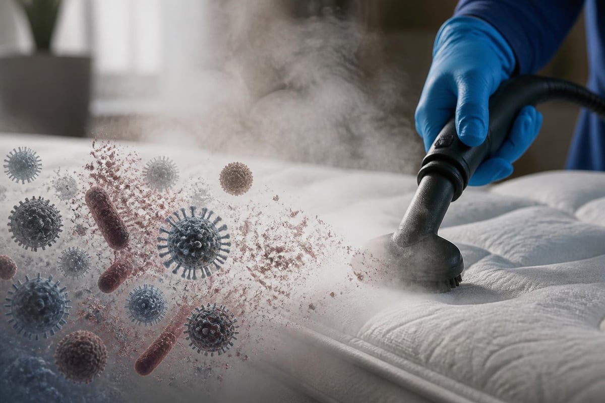 Trockendampf-Reinigung Wirkprinzip gegen multiresistente Erreger